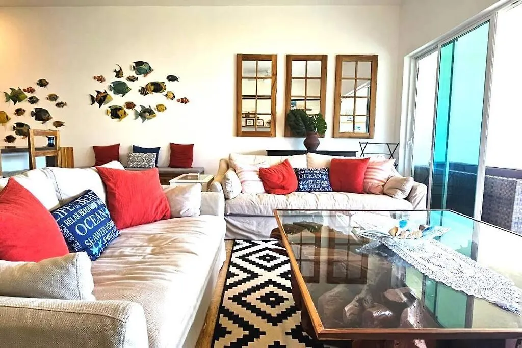 3 Bedroom Beach Front Apt At Playa Bonita Aquamarine Building #202 Las Terrenas