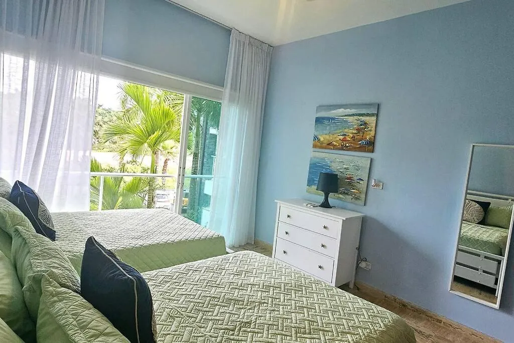 3 Bedroom Beach Front Apt At Playa Bonita Aquamarine Building #202 Las Terrenas