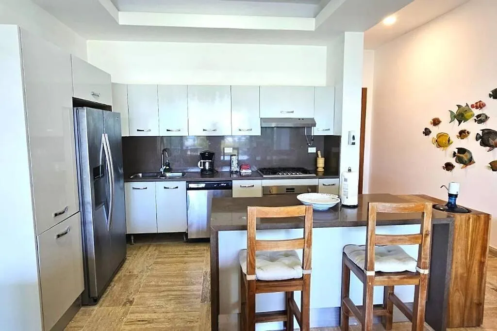 3 Bedroom Beach Front Apt At Playa Bonita Aquamarine Building #202 Las Terrenas Apartamento